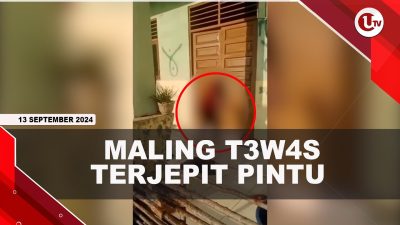 [VIDEO] Hendak Bobol Rumah, Maling Ditemukan Tewas Terjepit Pintu