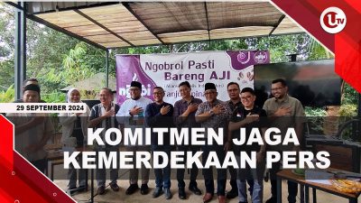 [VIDEO] Lis dan Rizha Komitmen Jaga Kemerdekaan Pers