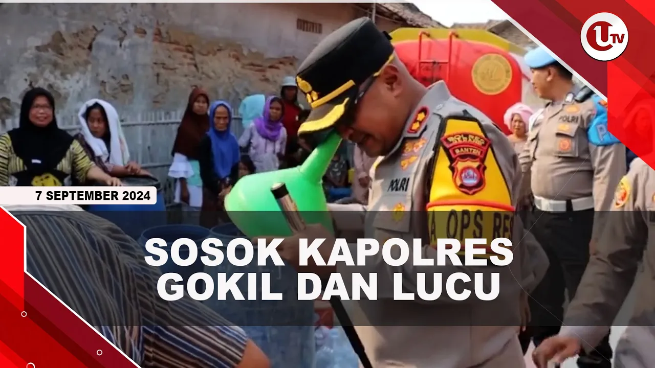 Aksi Kocak Kapolres Serang