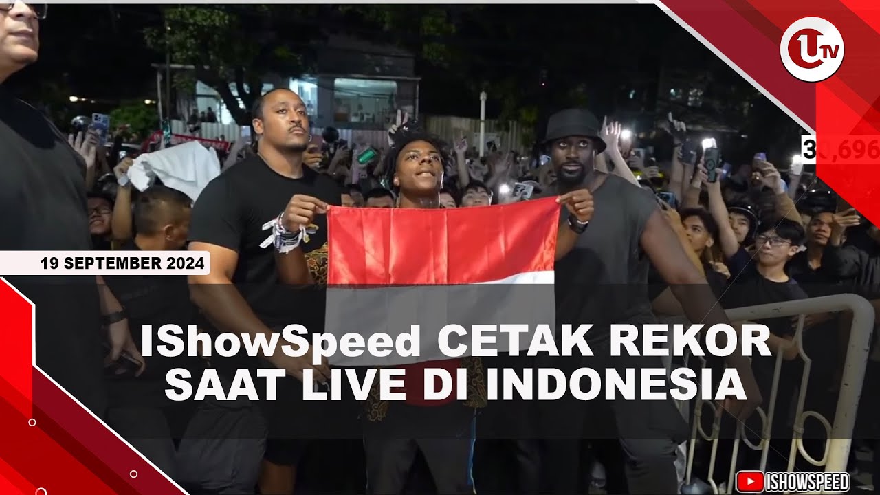 IShowSpeed Cetak Rekor 14 Juta Penonton Saat Live di Indonesia