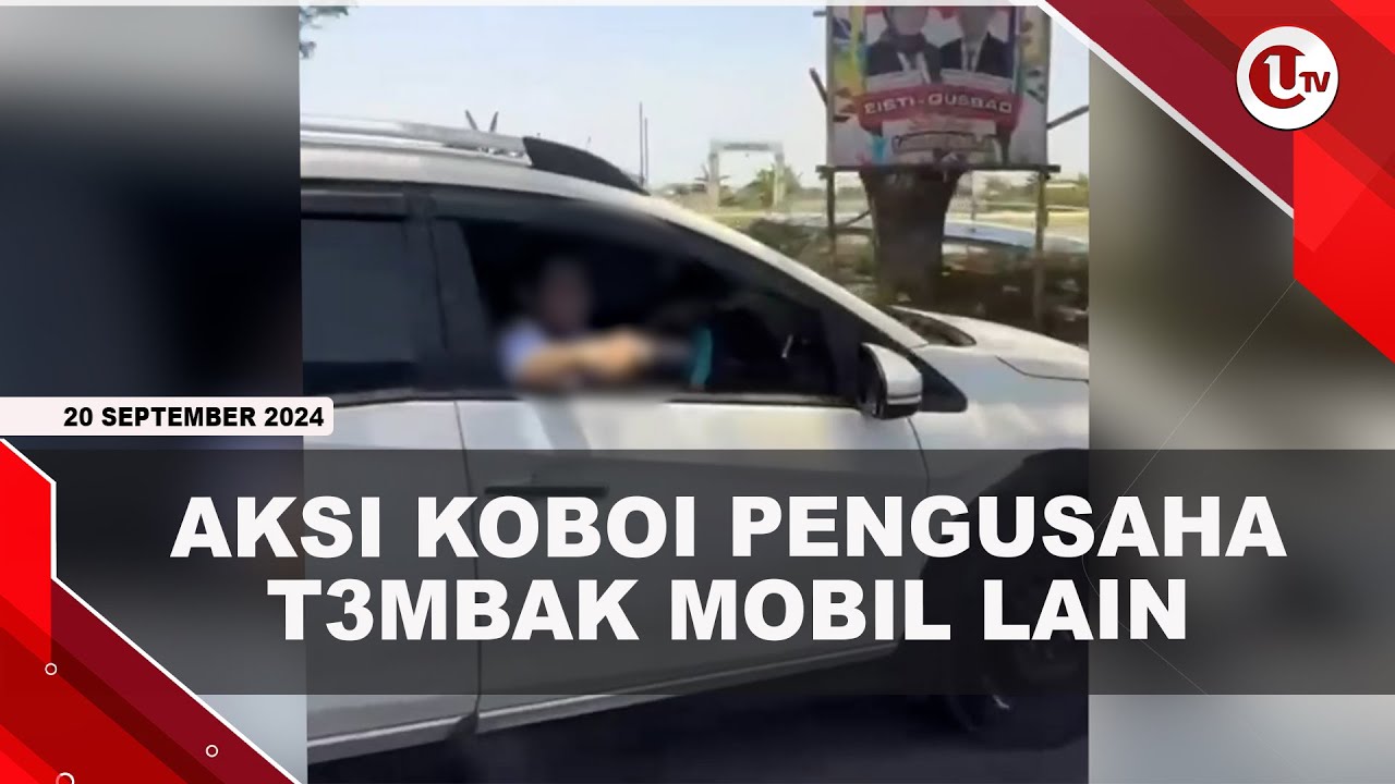 Tembak Mobil Pengendara Lain, Seorsng Pengusaha Ditangkap Polisi