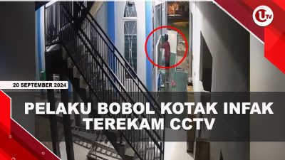 [VIDEO] Kotak Infak TPA Masjid Bahrul Al-Ulum Dibobol Maling