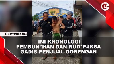 [VIDEO] Kronologi Pembunuhan dan Rudapaksa Gadis Penjual Gorengan