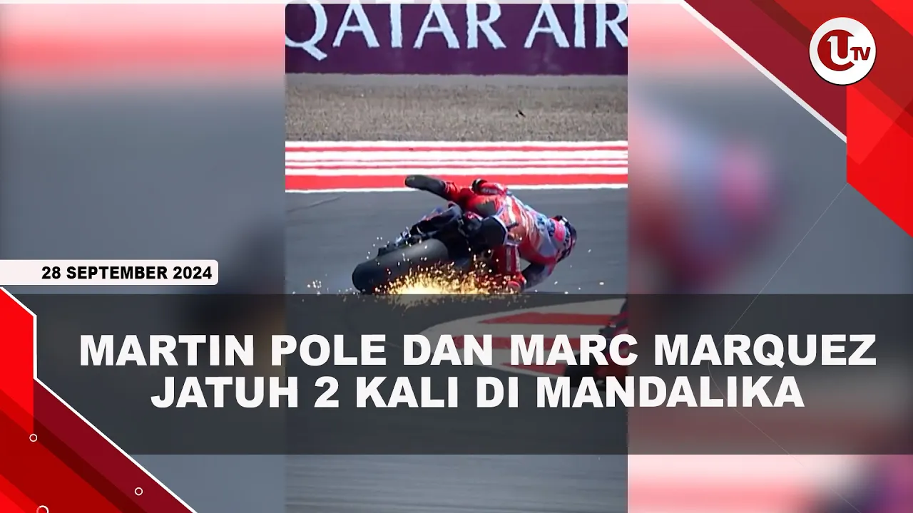 Martin Pole dan Marc Marquez Jatuh 2 Kali