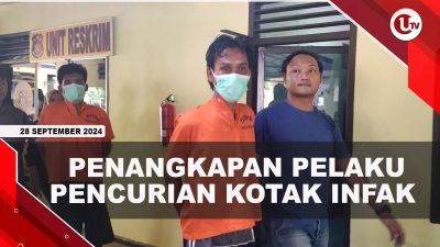 [VIDEO] Polisi Tangkap Pelaku Pencurian Kotak Infak di Bintan