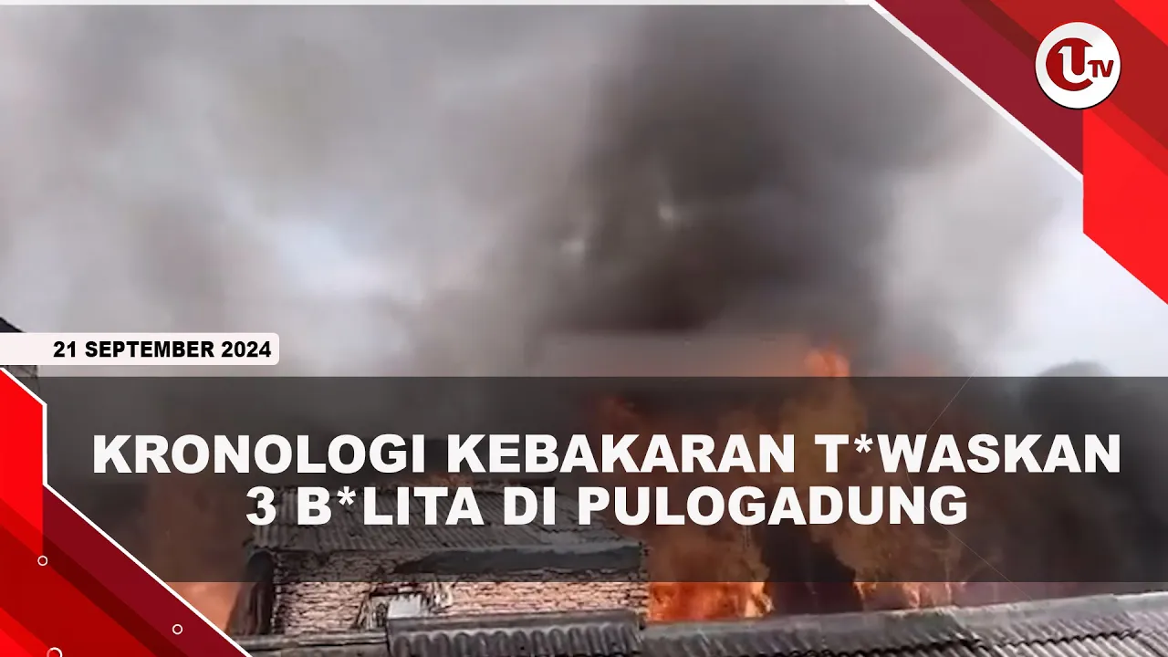 Kronologi Kebakaran Yang Menewaskan 3 Balita di Pulogadung