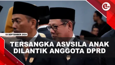 [VIDEO] Tersangka Asusila Anak Dilantik Jadi Anggota DPRD Singkawang
