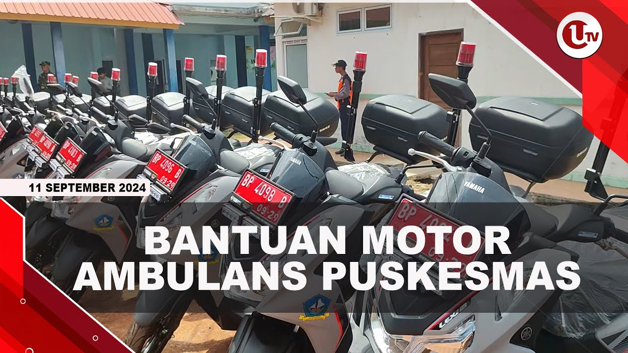 Pemkab Bintan Serahkan 18 Motor Ambulans Senilai Rp869 Juta