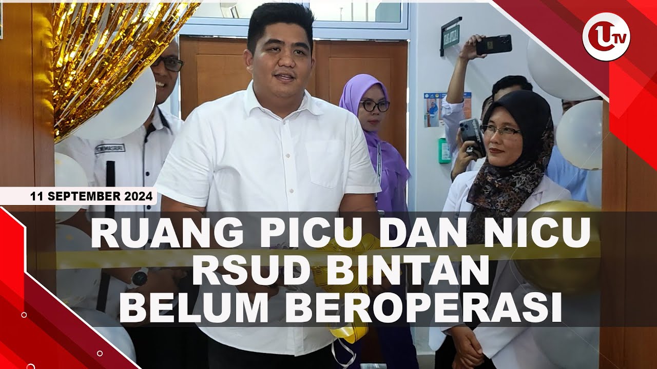 Diresmikan Roby, Ruang PICU dan NICU RSUD Bintan Belum Beroperasi
