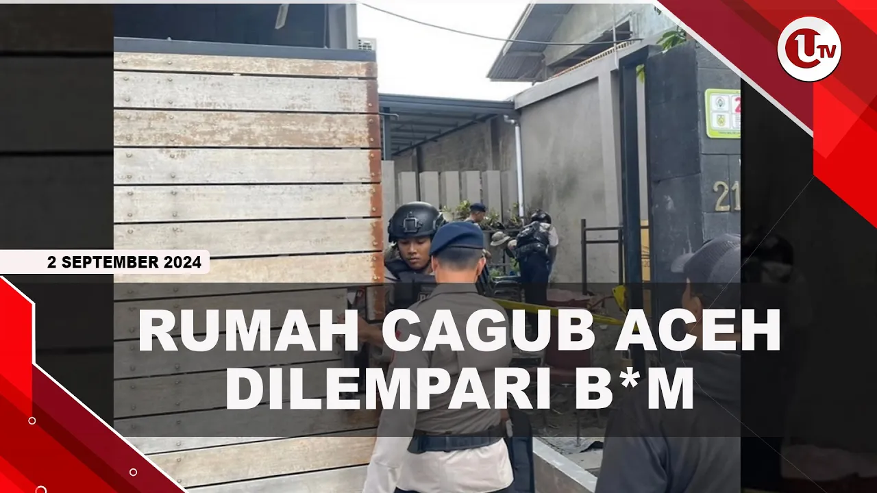 Rumah Pribadi Cagub Aceh Dilempari Bom Oleh OTK