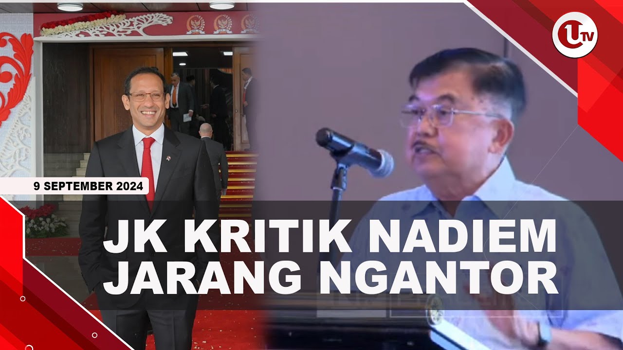 JK Kritik Nadiem, Tak Pernah Ke Daerah Dan Jarang Ngantor