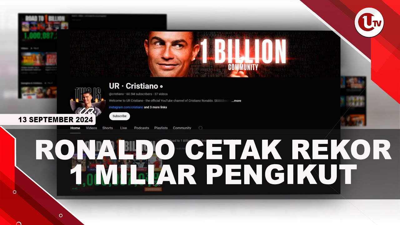 Ronaldo Selebrasi Usai Cetak Rekor 1 Miliar Pengikut
