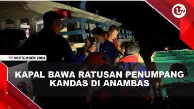 [VIDEO] Kapal Kandas di Perairan Anambas, Ratusan Penumpang Dievakuasi