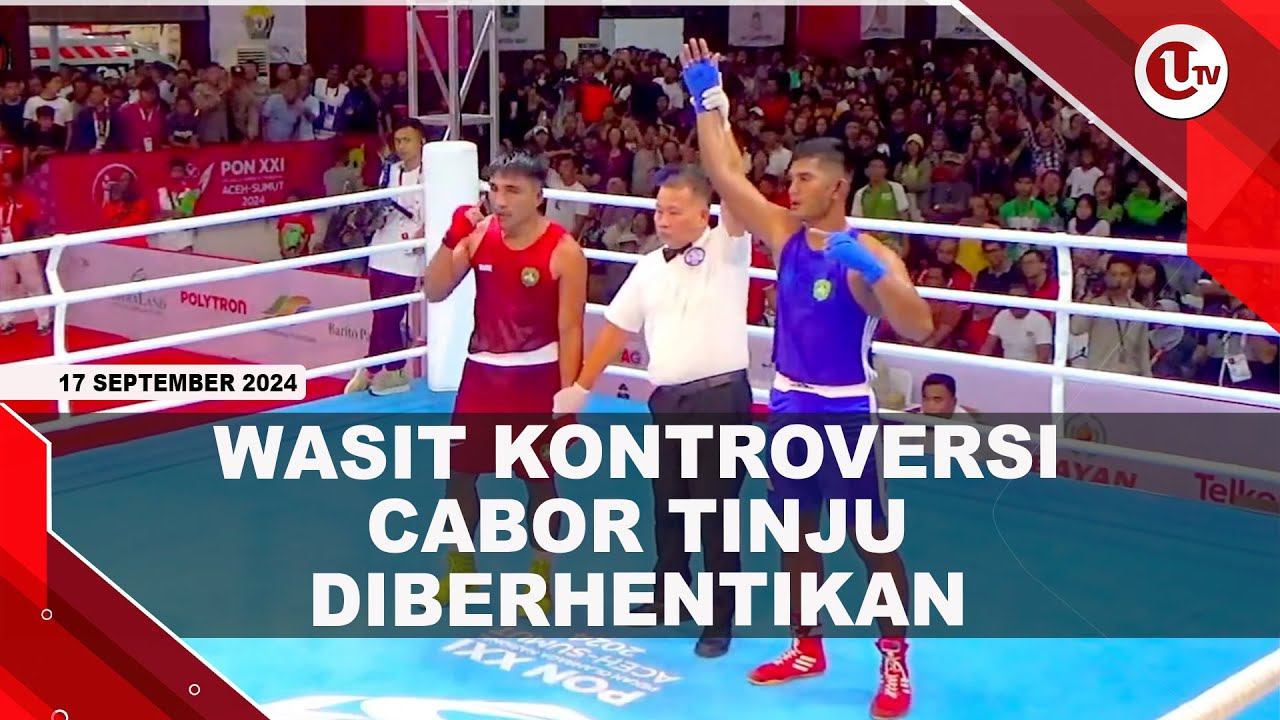 Memihak ke Petinju Tuan Rumah, Wasit Tinju PON Diberhentikan