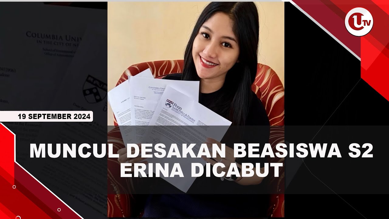 Media Asing Soroti Beasiswa Erina di University Of Pennsylvania