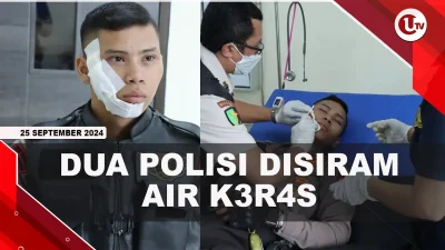 [VIDEO] Tiga Pelaku Penyiraman Air Keras Ke Polisi Ditangkap