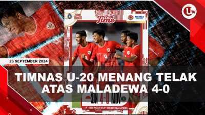 [VIDEO] Timnas U-20 Menang Telak Atas Maladewa 4-0