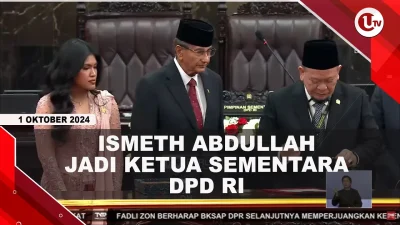 [VIDEO] Ismeth Abdullah Dan Larasati Moriska Jadi Pimpinan Sementara DPR RI
