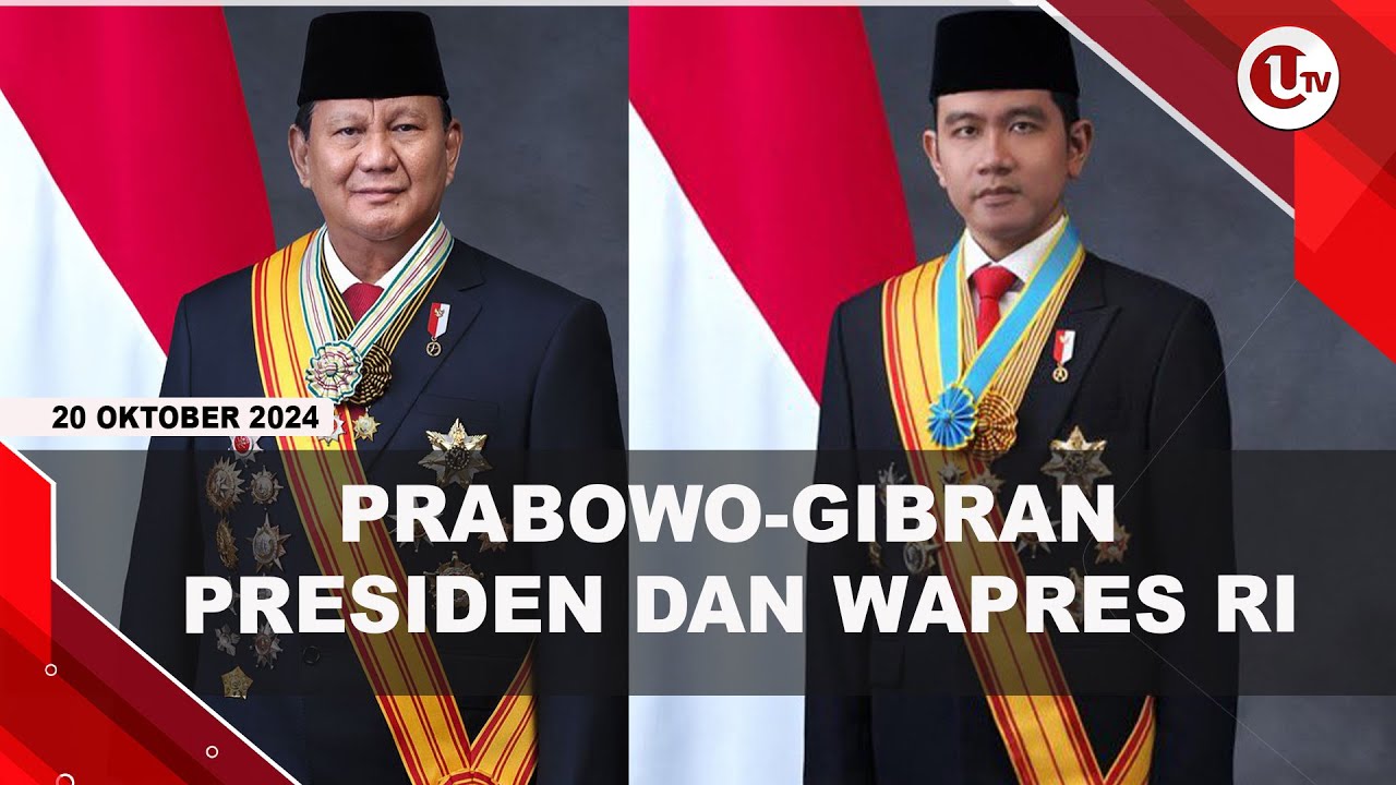 Prabowo-Gibran Resmi Jadi Presiden dan Wapres RI 2024-2029