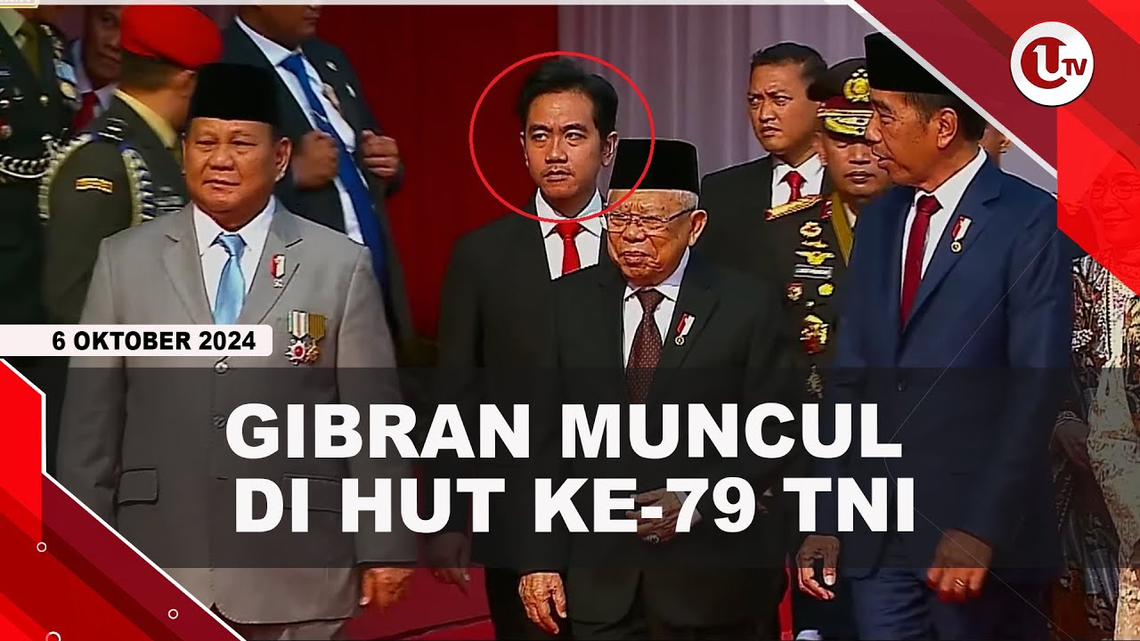 Lama Tak Muncul ke Publik, Gibran Hadir di HUT ke-79 TNI