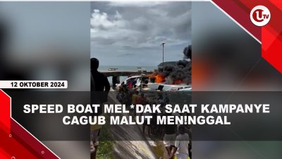 [VIDEO] Cagub Maluku Utara Meninggal Akibat Speed Boat Meledak di Laut