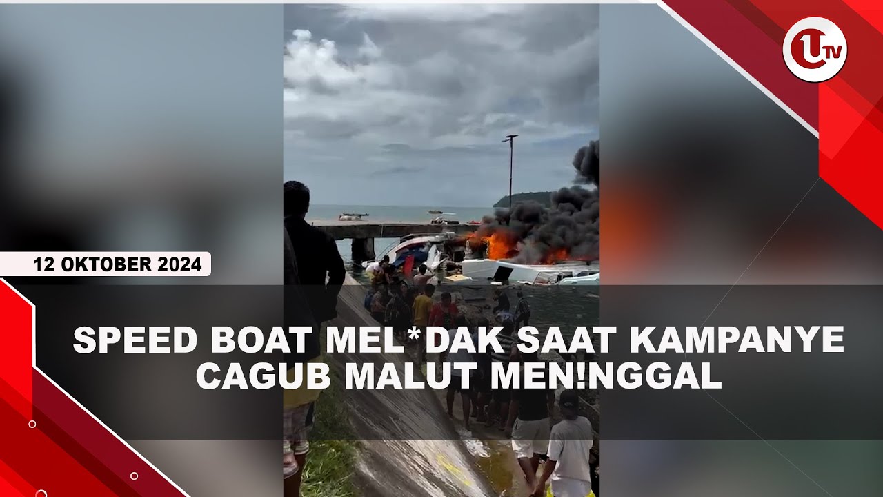 Cagub Maluku Utara Meninggal Akibat Speed Boat Meledak di Laut