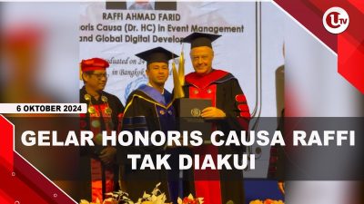 [VIDEO] Kemendikbud Ristek Tak Akui Gelar Honoris Causa Raffi Ahmad