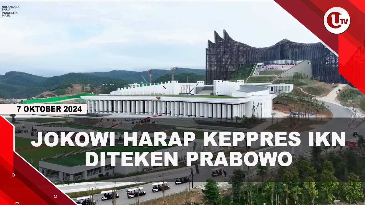 Jokowi Sebut Mestinya Keppres IKN Diteken Prabowo