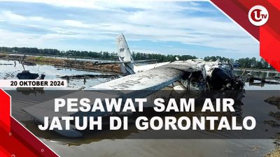 [VIDEO] Pesawat SAM Air Jatuh di Gorontalo, 4 Orang Tewas