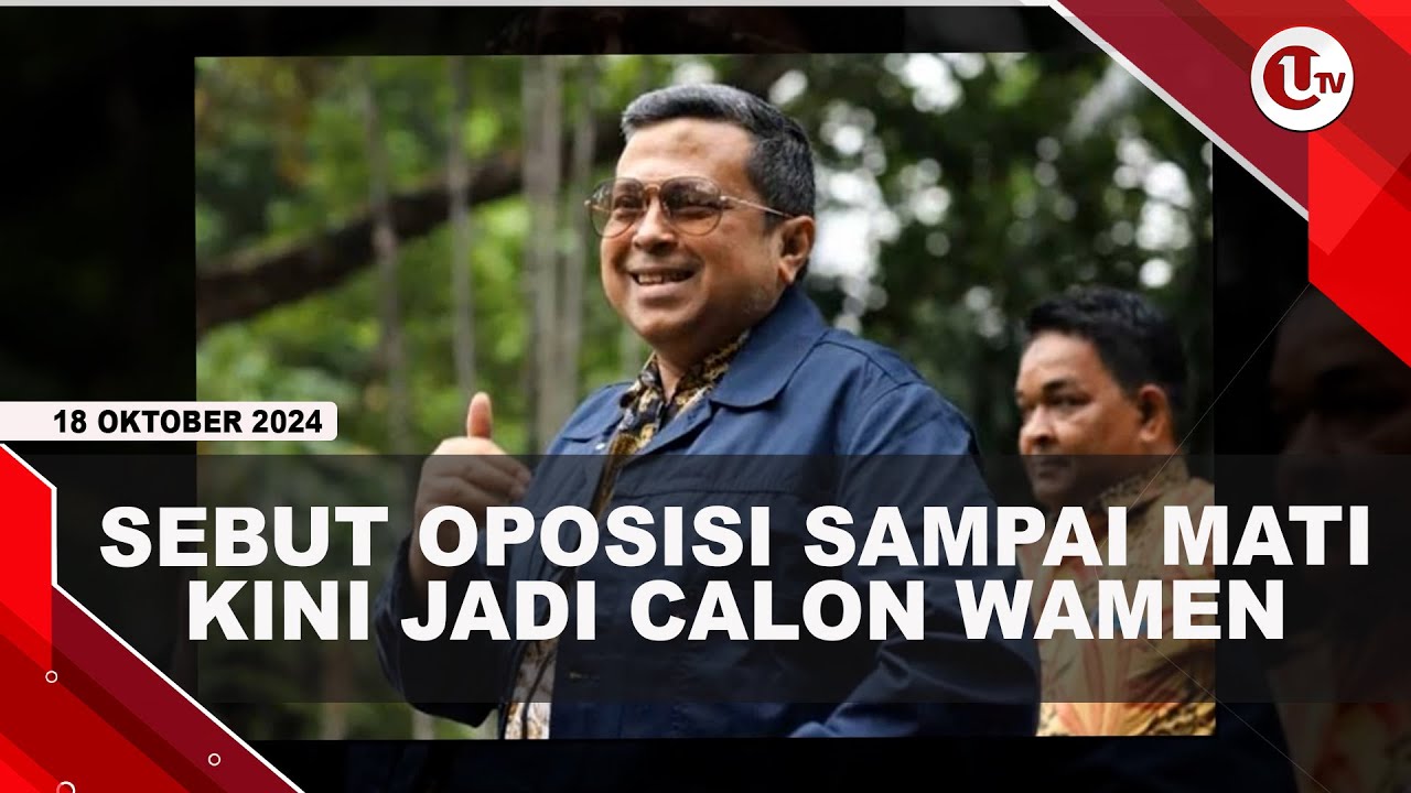 Sebut Jadi Oposisi Sampai Mati, Kini Haikal Hasan Calon Wamen