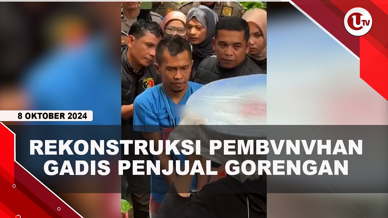 Pembunuhan Gadis Penjual Gorengan Peragakan 71 Adegan