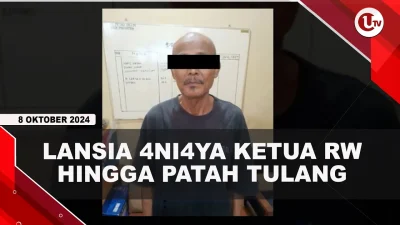 [VIDEO] Tak Terima Ditegur, Lansia Aniaya Ketua RW Hingga Patah Tulang