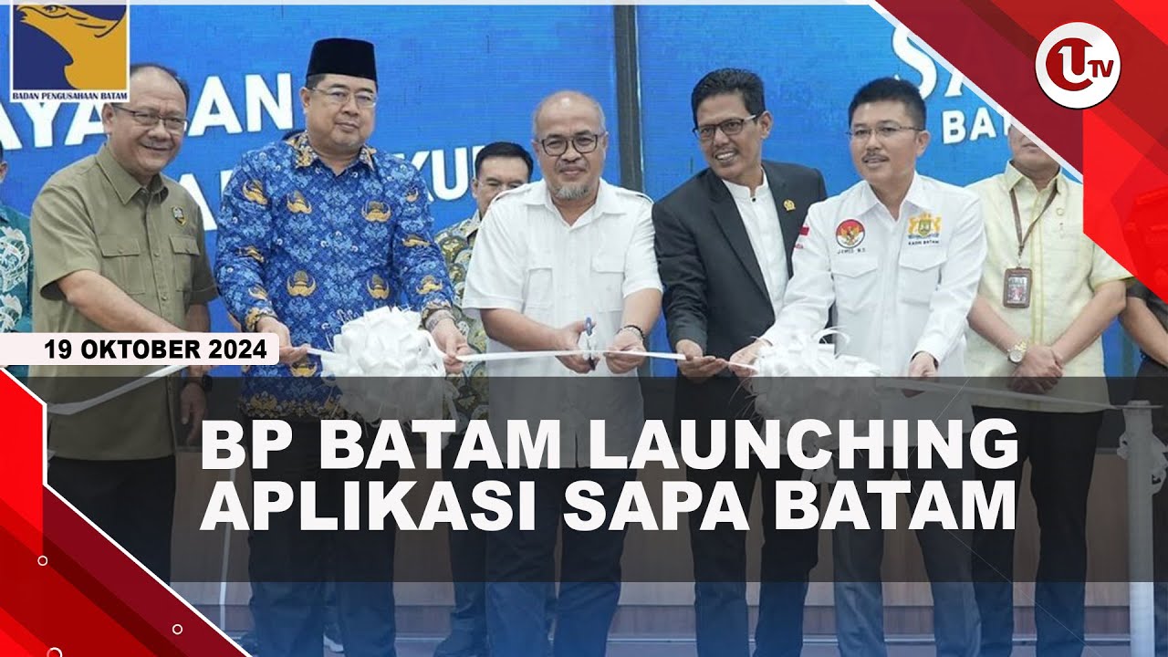 BP Batam Launching Aplikasi Sapa Batam