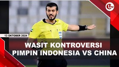 [VIDEO] Indonesia vs China Dipimpin Wasit Kontroversial Asal UEA