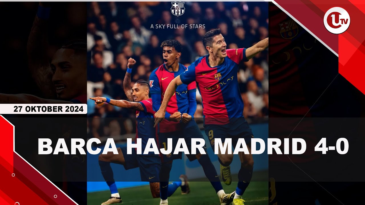 Hajar Madrid 4-0, Pemain Muda Barcelona Lamine Yamal Cetak Rekor