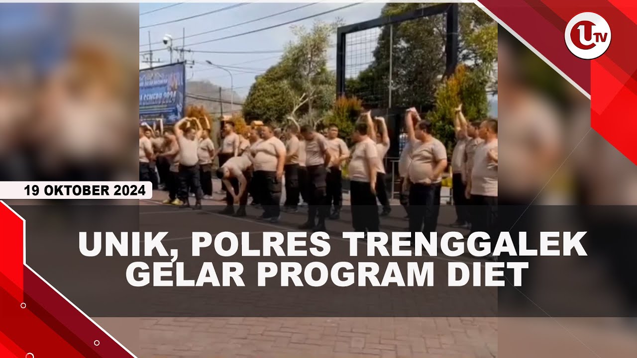 Puluhan Polisi Gendut di Trenggalek Ikuti Program Diet