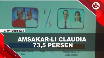 [VIDEO] Elektabilitas Amsakar-Li Claudia Unggul Jauh dari Pesaingnya