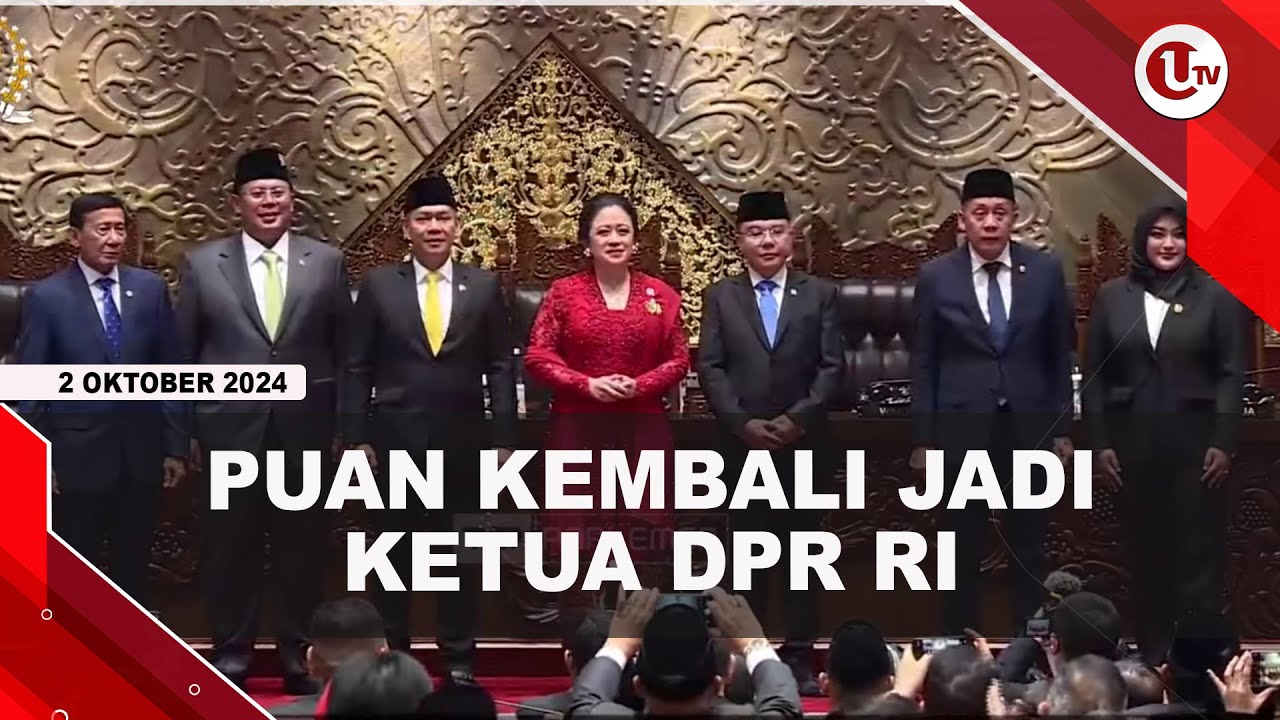Puan Maharani Kembali Jadi Ketua DPR RI Periode 2024-2029