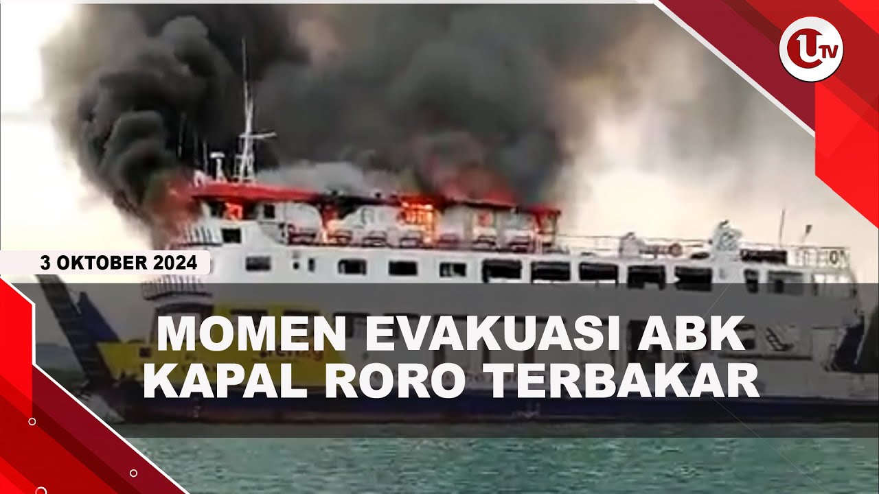 Kerusakan KMP Tandeman Akibat Kebakaran Sekitar 30 Persen