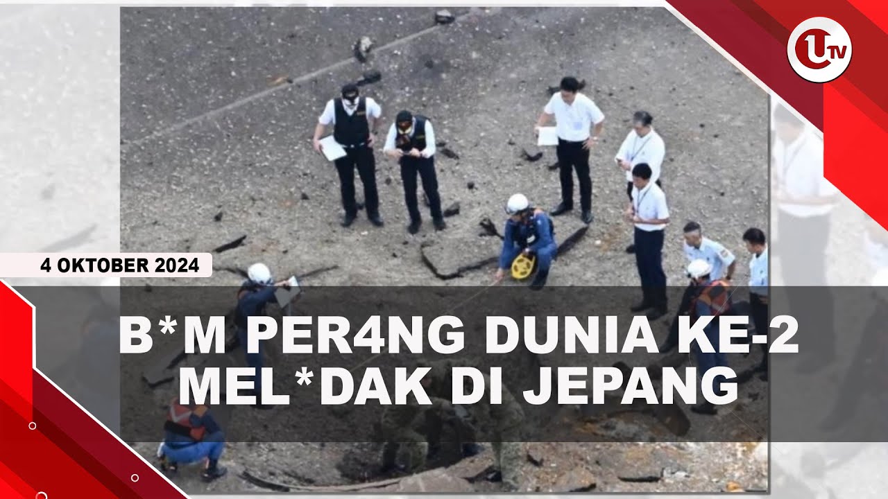 Detik-Detik Bom Perang Dunia Ke-2 Meledak di Bandara Jepang