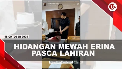 [VIDEO] Erina Pamer Hidangan Mewah Pasca Melahirkan