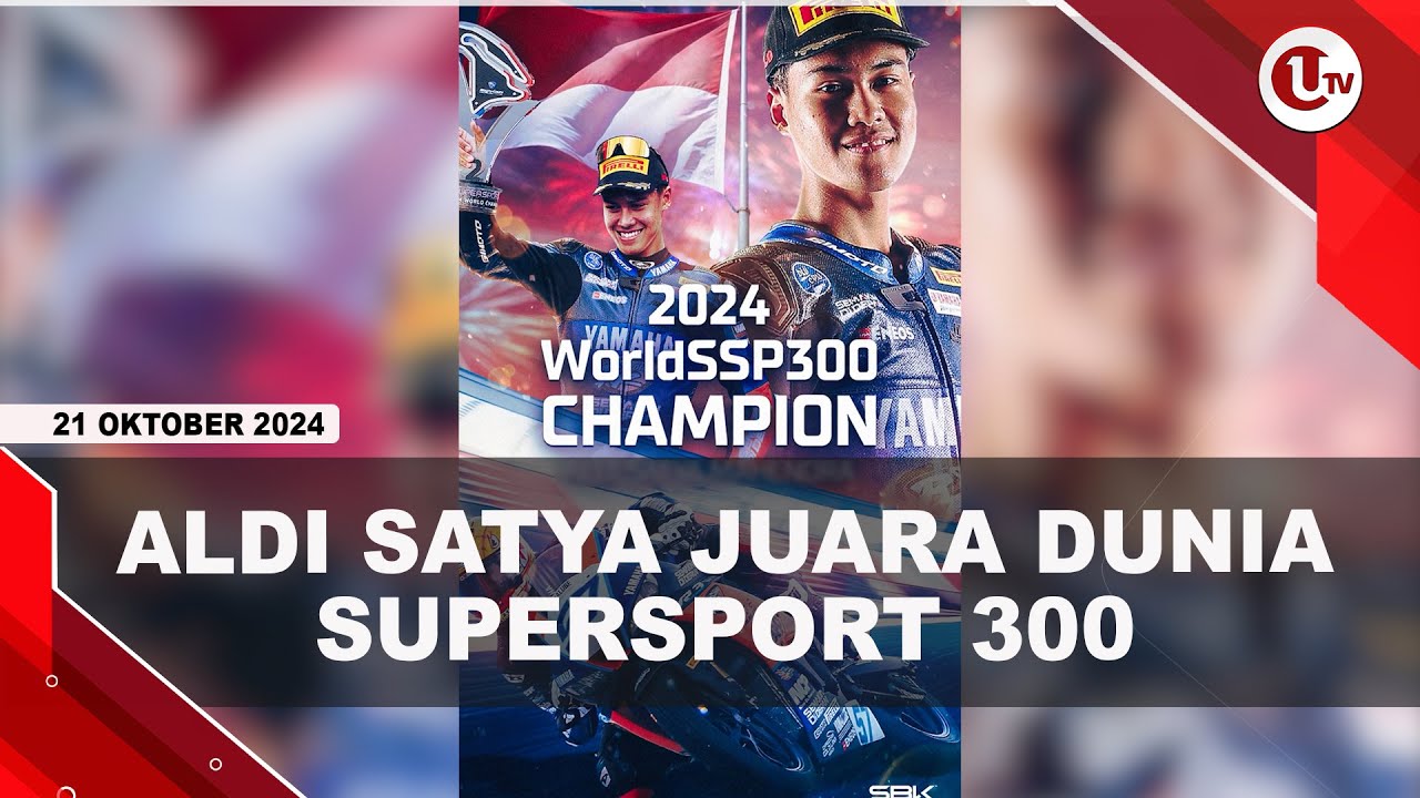Aldi Satya Pembalap Indonesia Pertama Juara Dunia Super Sport 300