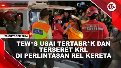 [VIDEO] Pengendara Tewas Tertabrak KRL