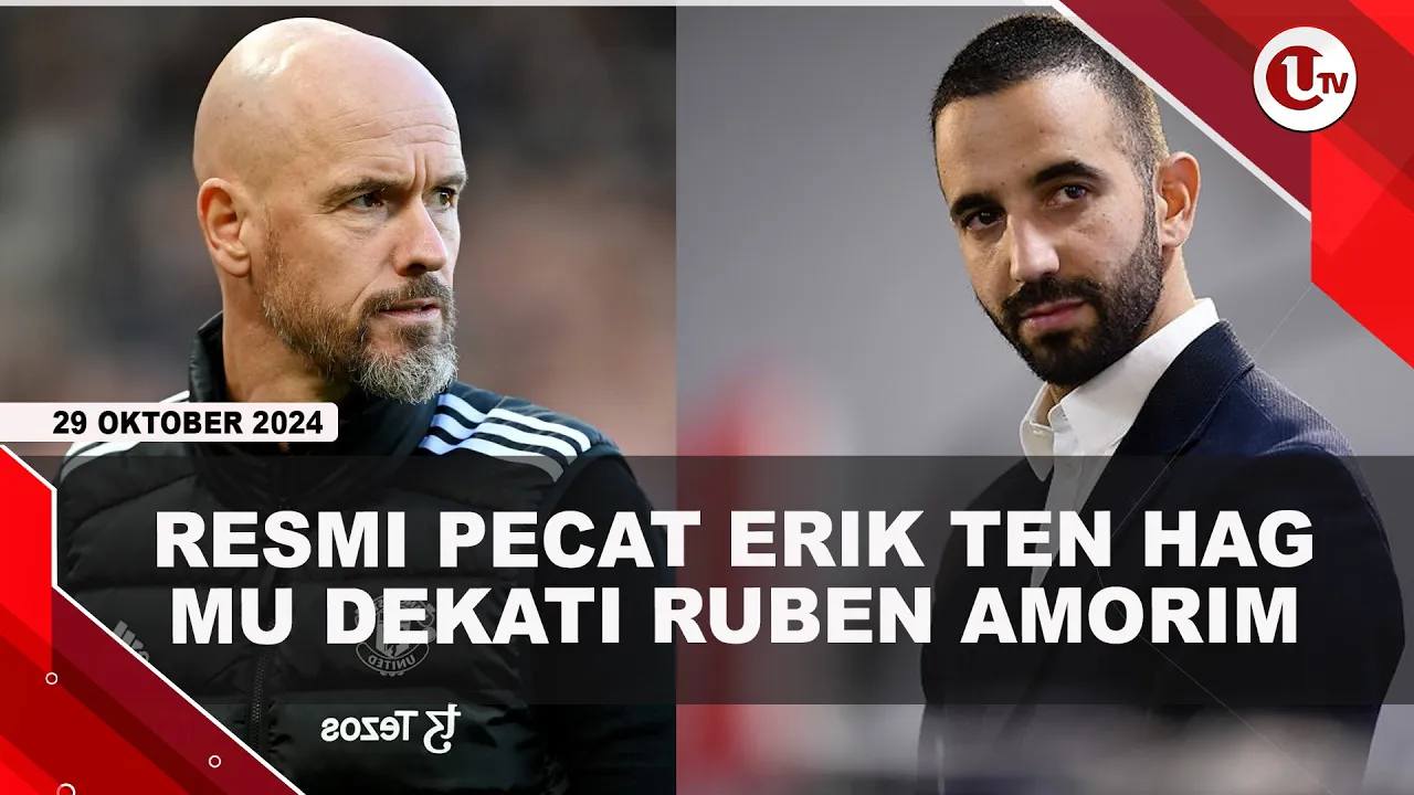 Resmi Pecat Erik Ten Hag Manchester United Dekati Ruben Amorim