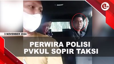 [VIDEO] Pria Pukul Sopir Taksi Ternyata Perwira Polda Maluku