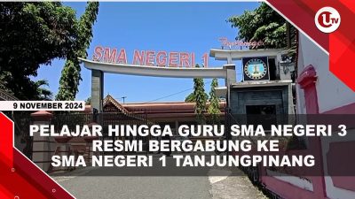 [VIDEO] Pelajar Hingga Guru SMA Negeri 3 Resmi Bergabung ke SMA Negeri 1 Tanjungpinang