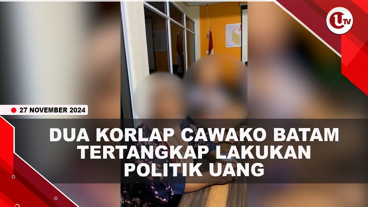 Dua Korlap Cawako Batam Tertangkap Lakukan Politik Uang