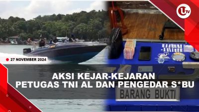 [VIDEO] TNI AL Tangkap Pengedar Narkoba di Perairan Keban, Amankan 43,2 Gram Sabu