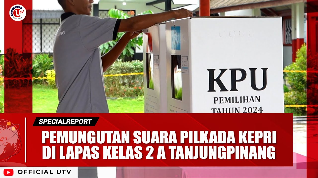 Pemungutan Suara Pilkada Kepri di Lapas Kelas 2A Tanjungpinang