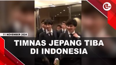[VIDEO] Timnas Jepang Tiba di Indonesia